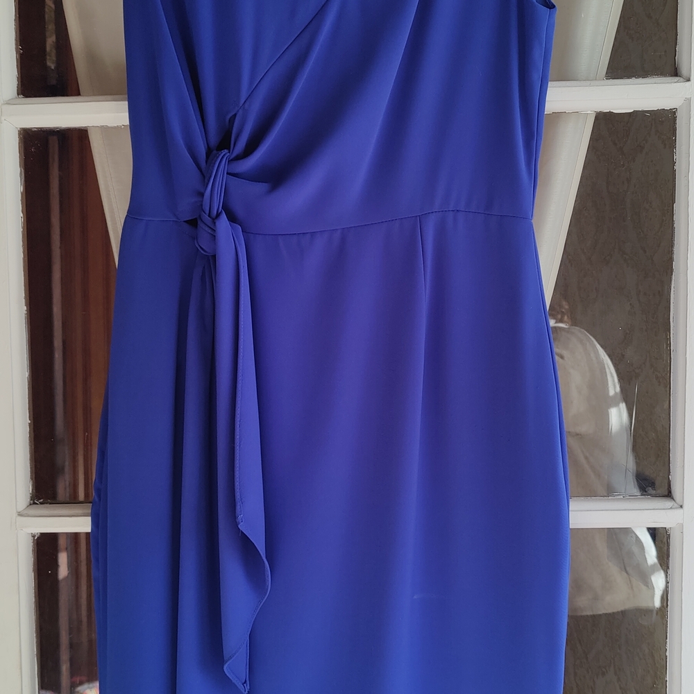 Elegant Blue Women's Dress